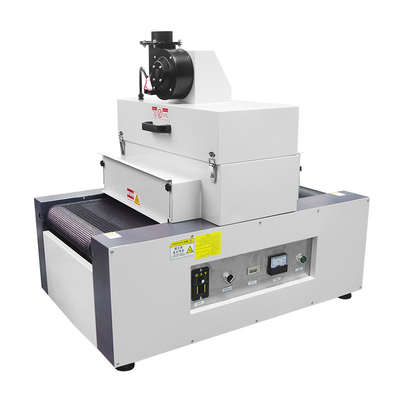 سطح المكتب الصغير 2KW UV علاج آلة مجفف 300MM الحزام المستخدمة في حالة الهاتف الخليوي